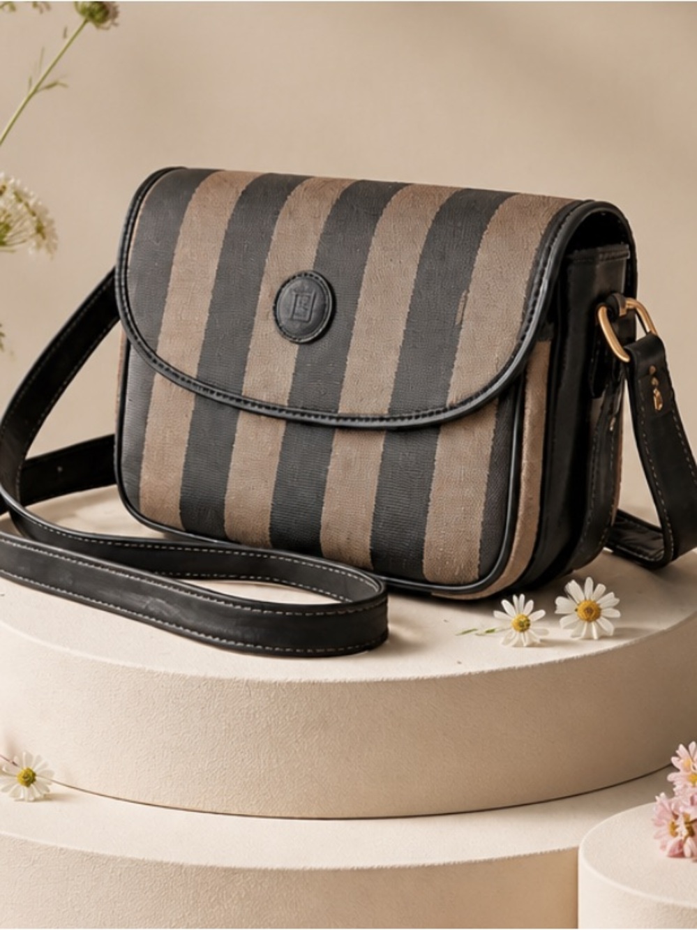 Authentic Fendi Roma Shoulder/Crossbody Bag